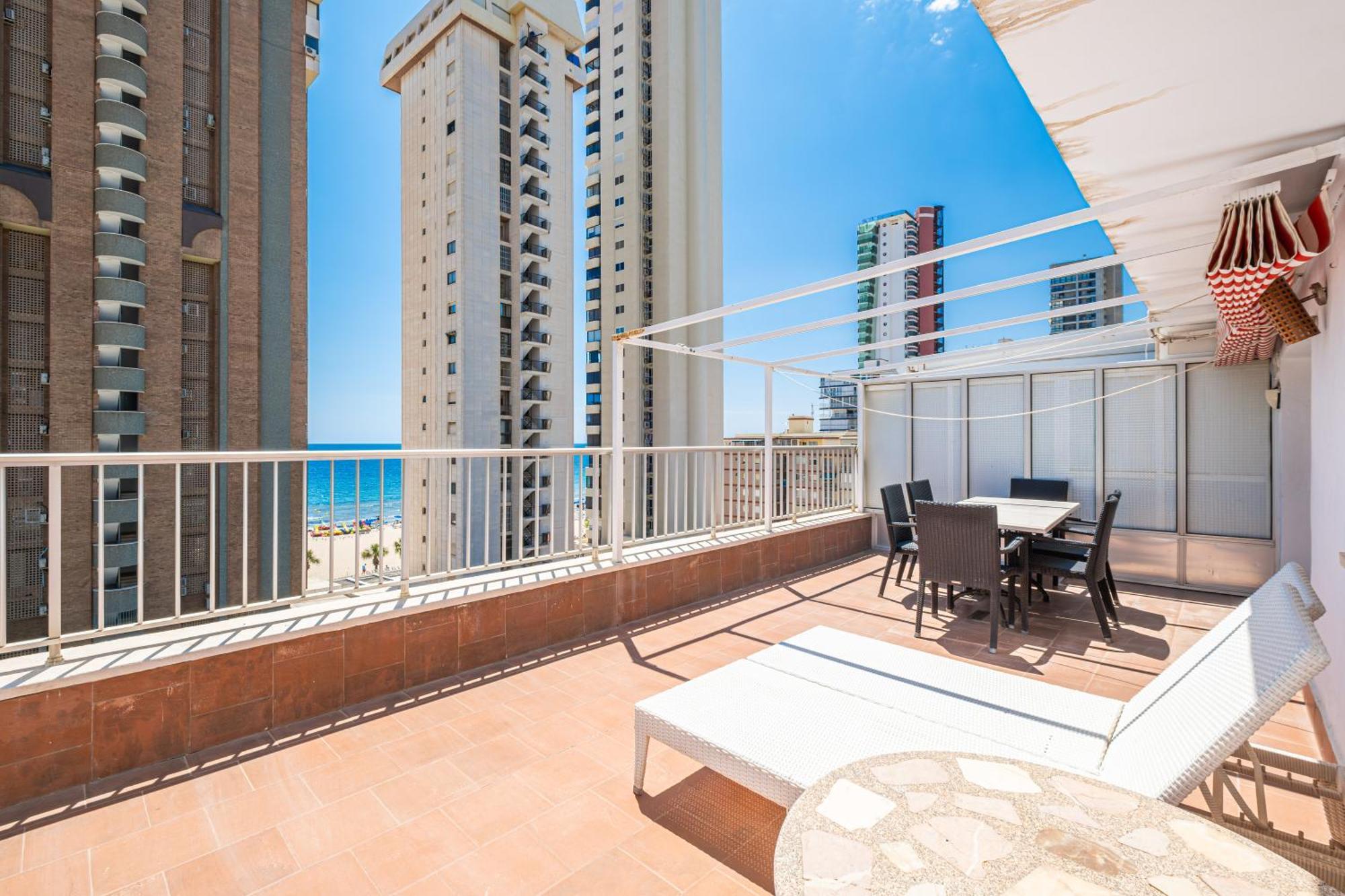 Penthouse El Pato 872 Levante Beach 베니돔 외부 사진